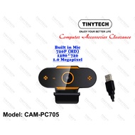 037 USB WEBCAM 720P HD LAPTOP DESKTOP BUILT IN MIC COMPATIBLE ALL OS