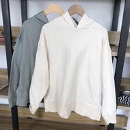 [ 憨虎試衣間 ] 全新， SEASON REASON BY LIN & RED，(豆綠色)毛圈綿連帽長袖T，100%綿