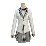 HOLOUN Blue lock Cosplay เสื้ออะนิเมะล็อคสีฟ้า Reo Mikage ชุดนักเรียนชุดคอสเพลย์ผู้หญิงปักลายกระโปรง