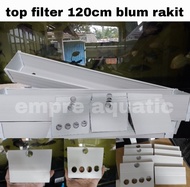 top filter aquarium pvc/filter talang aquarium/filter talang ukuran 120cm