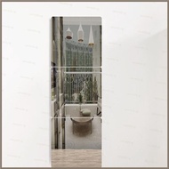 Nevʚ ɞ 4 Pcs 11 81x11 for 81 Non Glass Mirror Tiles Square Wall Mounted Mirror Sheets Bathroom Mirror Wall Sticker Water