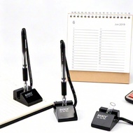 0.5mm Stationery desk pen Table Top Pen Black Counter Pen Desk Table Pen with String Office Bank