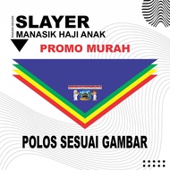 Syal Manasik Haji Anak TK PAUD Slayer ISI 10 PCS - Fashion