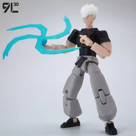 9L3D Printed Multi-Jointed Articulated Model Dummy13 Lucky13 Jujutsu Kaisen Sukuna Vs Satoru Gojo Me