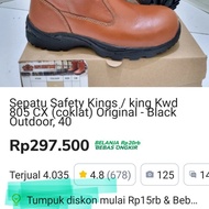 TERJAMIN ASLI SEPATU SAFETY KINGS / KING KWD 805 CX (COKLAT) ORIGINAL