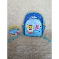 Pinkfong baby shark School Bag &amp; coin bank Package