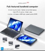 SZBOX Mini Laptop 8寸細便攜筆記本電腦迷你電腦Intel N100 /N95 DDR5 12GB 180度旋轉商務必備支援觸控筆準系統