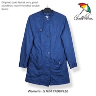 Arnold Palmer Women's Coat Jacket Size S to M Navy BlueOriginal