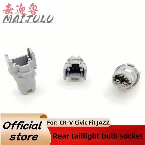 1Pcs 33513S84A01 For Honda Civic Fit Acura Car Light T10 W5W Bulb Lamp Holder Socket 2Pin Accessorie
