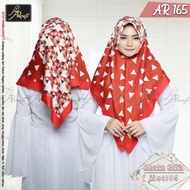 new Arrafi hijab jilbab Segi empat AR 165 motif 4 kerudung krudung Segiempat non Rabbani Zoya Elzatt