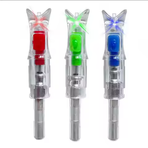 LED Arrow Nock for Crossbow, Lighted Arrow Nock, String Activated Archery Nock, ID7.6mm Arrow Shaft,