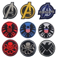 [Custom Velcro patch]HK   Avengers 3D Embroidered Movie COS Hydra S.H.I.E.L.D. Badge3D  Velcro Patch