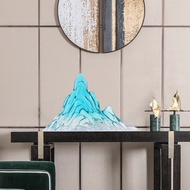 Rzone Modern Light Luxury Ornaments Transparent Resin Rockery Artwork Villa Hotel Model Room Sculptu