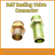 Trailer Self Sealing Valve Connector Handshake Valve Connector Quick Connector Accessory Self Sealin