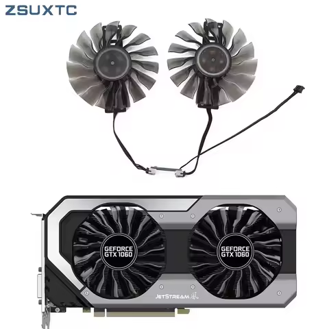 GA92S2H FD9015U12S Replacement VGA GTX1060 Super JetStream Fan for Palit MAXSUN GTX 1060 JETSTREAM G