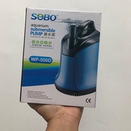 SOBO WP500D Submersible Water Pump Hydroponic Aquaponic Aquarium Water Pump wp 500 鱼缸迷你水泵 PANCUT AQU