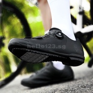 Non-locking Flat Shoes Men's and Women's Road Bike Shoes Non Cleat Shoes Rubber Sole MTB Cycling Shoes Mesh Sneaker WGWO