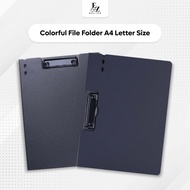 Ezlife Colorful File Folder A4 Letter Size Clipboard Document Organizer Storage Horizontal and Verti