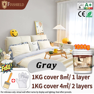 【24H Delivery】6 in 1 Latex Paint Wall Indoor Wall Paint Interior White Waterproof Anti Mould Washabl
