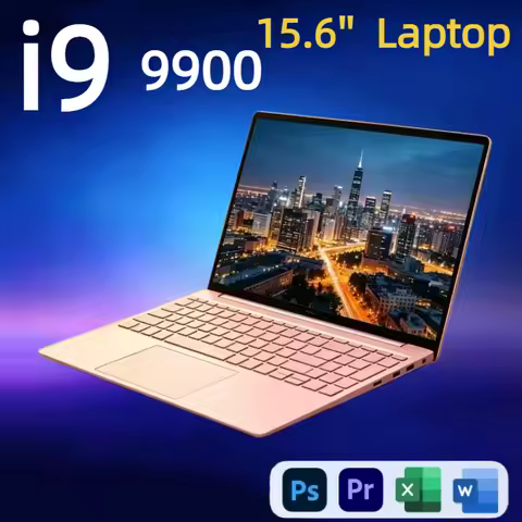 New Laptop 2026 Portable Office Gaming Notebook Intel Core i9 9900 16GB DDR4 RAM Optional 1TB/2TB SS