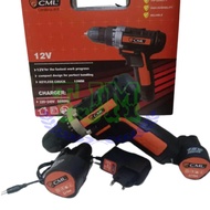 MESIN BOR CORDLESS DRILL CAMEL BATERAI TANGAN CHARGER 12 VOLT