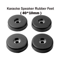 ****4PCS**** Karaoke Speaker Rubber Feet 40*10mm Home Theater System Repair Parts For Professional S