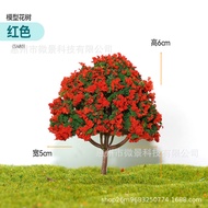 Flower Tree Sakura Tree Handmade DIY Small House Villa Architecture Sand Table Model Tree Material C