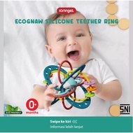 IQ Angel Ecownag Sillicone Teether Ring - Baby Teether Toy