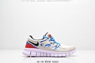 多色【款多多】耐吉 WMNS NIKE FREE RUN+ 2 赤足針織鏤空透氣輕便慢跑款系列 942839-004
