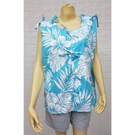 *No Sleeves* Bedridden Patient Shirt Tie The Front Rope + The Shoulder On Both Sides Cotton Fabric 1