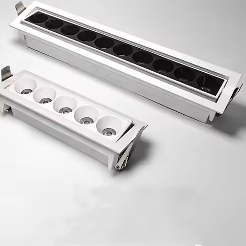 Full Spectrum Rotatable Linear Grille Light 10W 20W AC110V to 230v High Quality Ra98