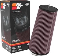 K&N Universal Clamp-On Filter: High Performance, Premium, Washable, Replacement Engine Filter: Flang