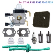 FS55 FS38 Carburetor Wtih Air filter Plug Kits For STIHL FS45 FS46 Carburateur FS-38 FS 45 46 FS-55 