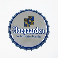 R Hoegaarden Metal Tin Beer Bottle Caps Sign Poster Bar Pub Club Plaque Wall Home