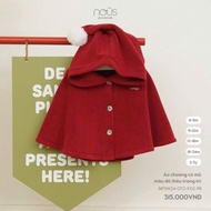 Đồ Giáng Sinh cho bé NOUS Premium Bộ sưu tập Noel 2024 bộ váy yếm cao cấp cho bé gái từ 0-7 tuổi