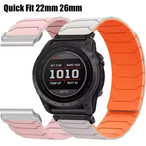 Magnetic Loop Band For Garmin Epix Pro Fenix 7X 8x 51mm Bands Smartwatch Accessories Correa For Garm