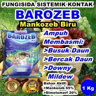 !! Barozeb 1 Kg Fungisida Kontak Sistemik Mankozeb Biru Plus Silika