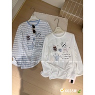 Lianstore - Cartoon paper t-shirt (6035)