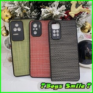 Faux rattan fabric case for Realme GT Q2 Q2 pro Realme 7i Realme 7 pro C11 C12 C15 C17 V5 Realme 8/8