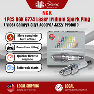 1PCS NGK 6774 Laser Iridium Spark Plug For ( Honda/Daihatsu/Toyota/Proton )