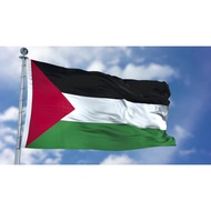 2x4ft / 3x5ft Palestine Flag *Ready Stock*  Bendera Kalimah Tauhid Fabrics Polyester Panji Islam Sai