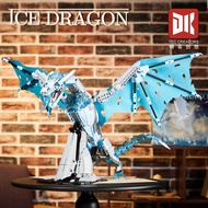 DK7070 Frost Flying Dragon Building Block Model Power Assembly Fire Dragon Game Toy Boy Decoration