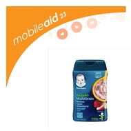 【mobileaid-HLT】【Gerber】 MultiGrain Banana Apple Strawberry Baby Cereal, 227g (Pack of 6) 【From 12 mo
