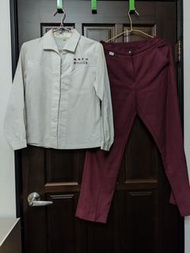 曉明女中 高中長袖制服一套