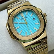OLIYA Jam Tangan Lelaki Men's quartz watch,Stainless Steel Men'sWatch Use Battery