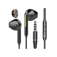 Gangnam Noise Canceling Earphones with Wired Microphone Wired 6-core surround sound and dual-core bass enhancement technology are used.