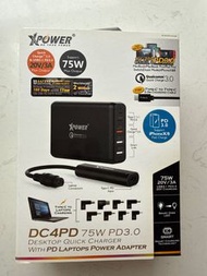 Xpower DC4PD 75W PD3.0 快速充電器