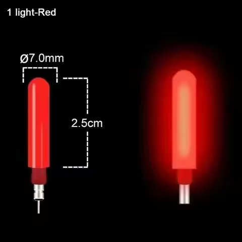 1pc Sensor Color Change LED Fishing Smart Float Top Luminous Ultra Sensitive Electronic Floats Buoy