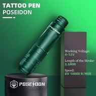 POSEIDON Tattoo Pen- Tattoo Machine with RCA Tattoo Cord,Rotary Tattoo Machine Cartridge Machine for