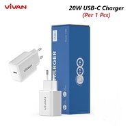 Abd* (Per 1 Pcs) Vivan Power C20 20W USB-C PD Charger Adapter